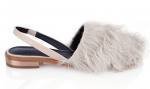 Slingback con pelo de Tibi